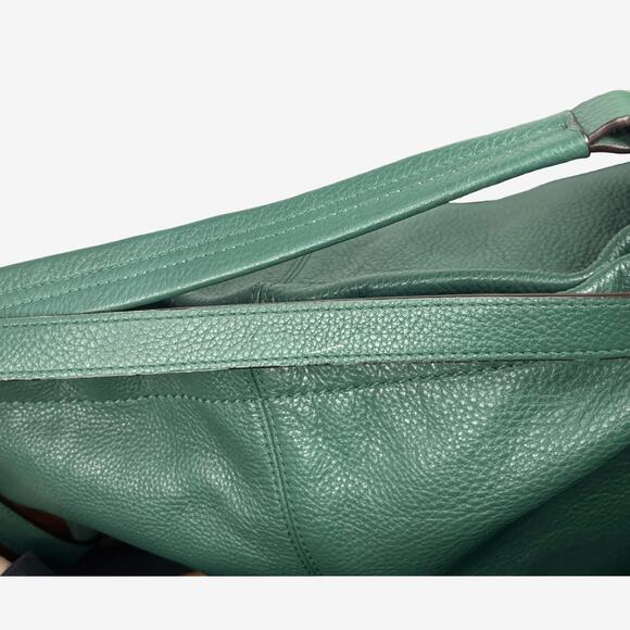Coach Park Pebbled Leather Hobo Shoulder Crossbody Bag Pine Green F23293 - Picture 8 of 16